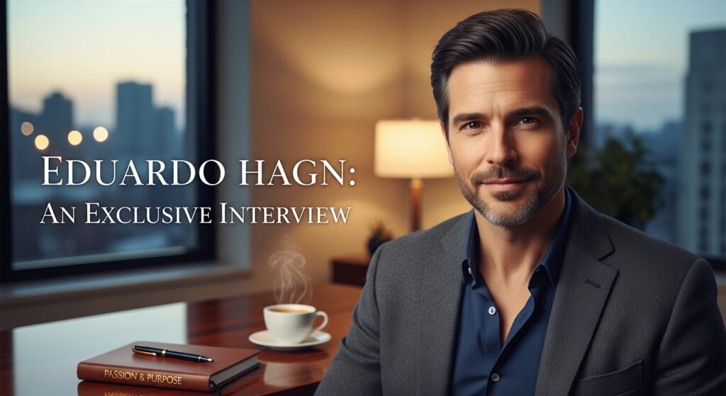 Eduardo Hagn: An Exclusive Interview on Passion and Purpose